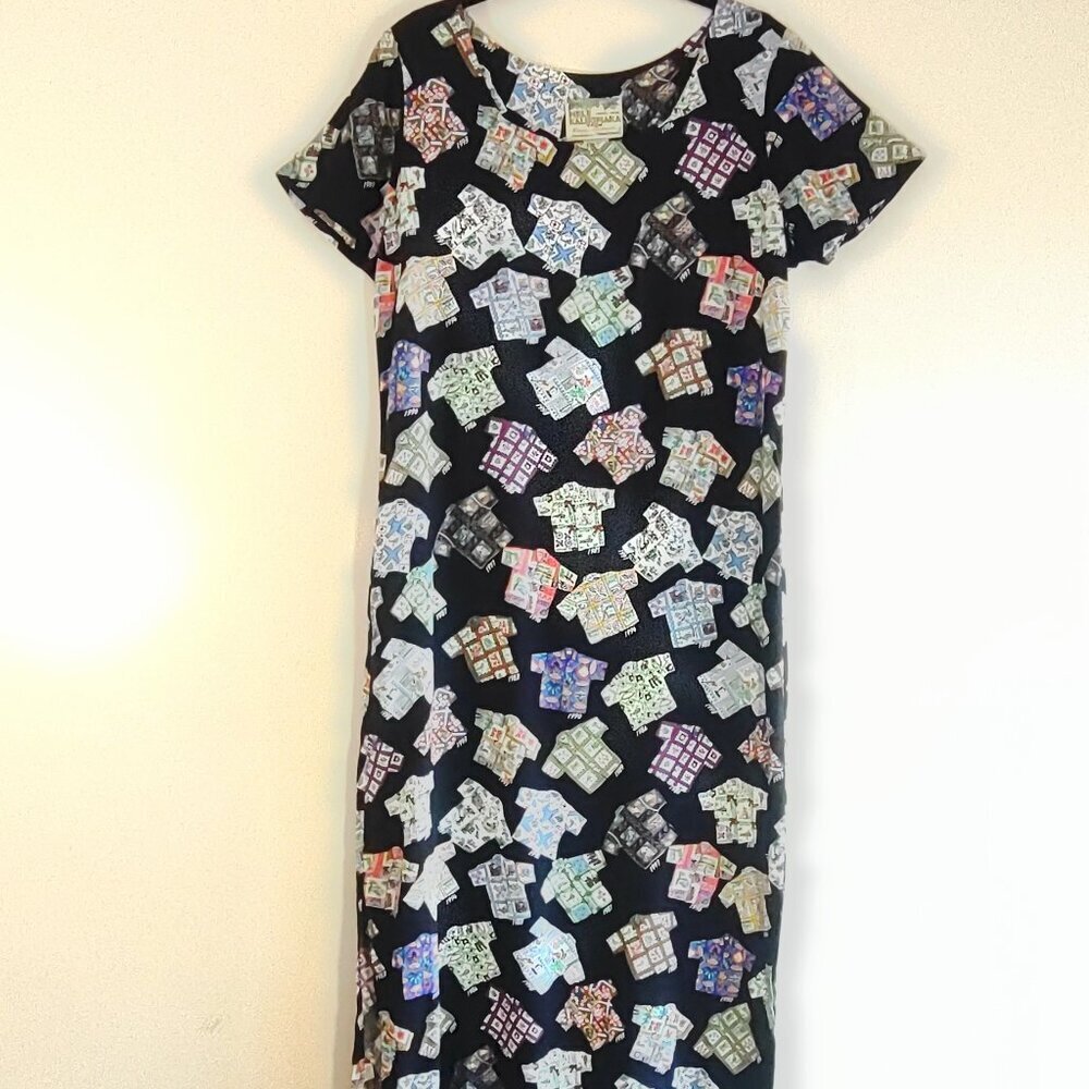 🌸 UNIQUE Reyn Spooner Aloha Hawaiian MuuMuu Maxi Dress Size Small